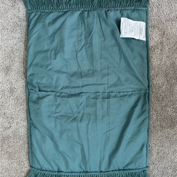 Opalhouse Green/Blue fringe pillow cover NWOT - Picture 2 of 5